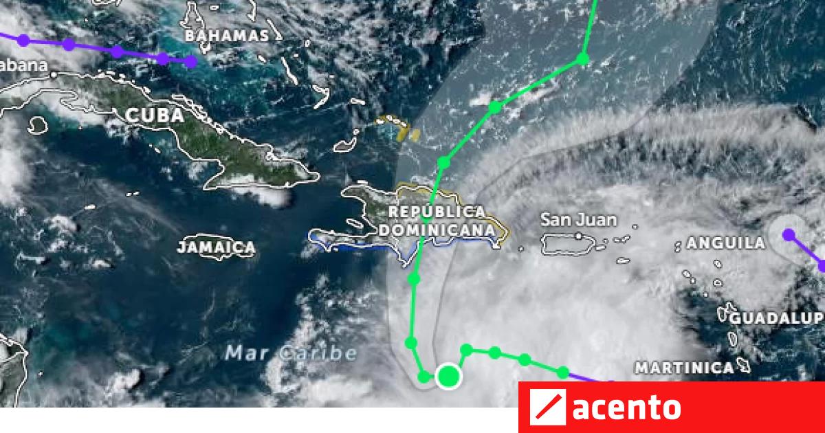 La tormenta Franklin se desplaza con más lentitud y desvía su