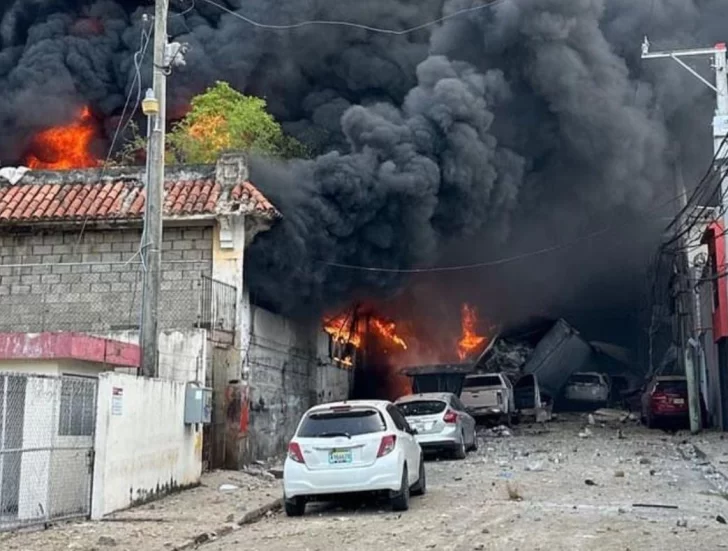 Se registra explosión en San Cristóbal; deja varias personas heridas