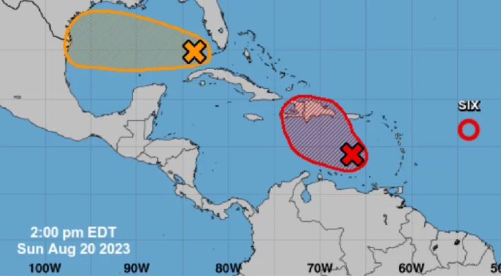 NOAA de EEUU espera que RD y Haití declaren la alerta por tormenta en el Caribe