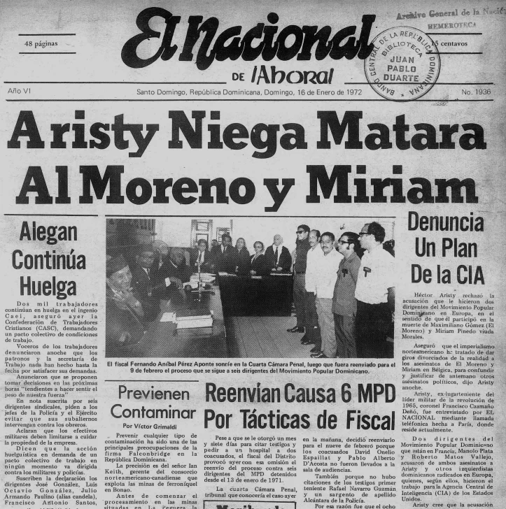 Muertes de El Moreno y Miriam Pinedo (5): Héctor Aristy se defiende de las acusaciones
