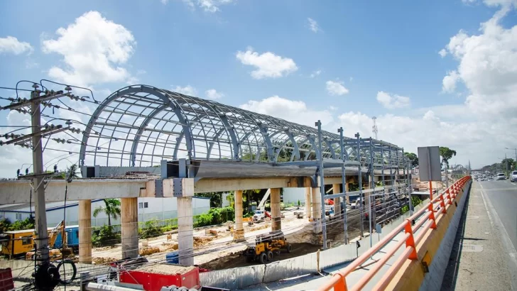 Metro Los Alcarrizos tiene 90 % de pilotes instalados y 60 % del túnel construido