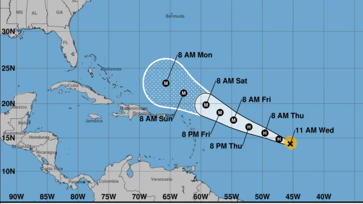 Qué se sabe de la tormenta Lee y posibles efectos en República Dominicana