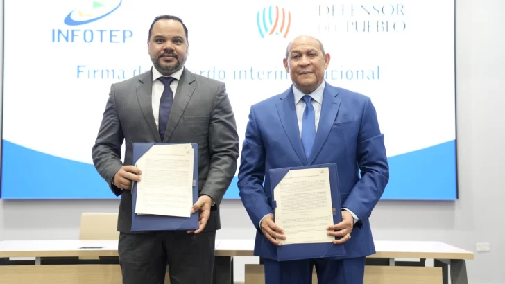 Infotep firma acuerdo con Conadis y Defensor del Pueblo para impulsar iniciativas de inclusión