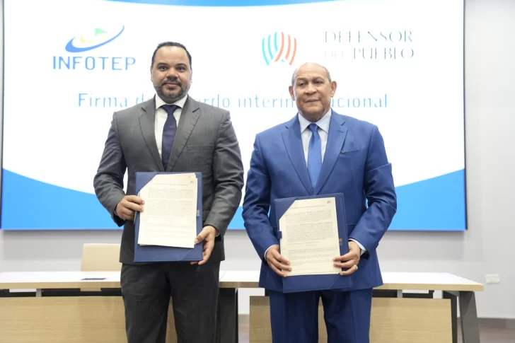 Infotep firma acuerdo con Conadis y Defensor del Pueblo para impulsar iniciativas de inclusión