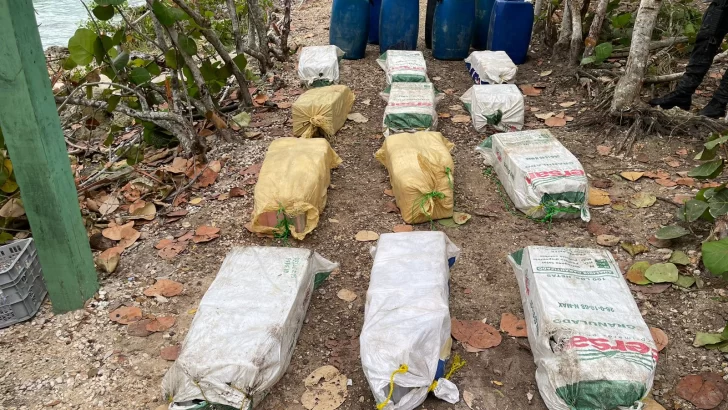 Autoridades confiscan 290 paquetes cocaína en La Altagracia durante operativo