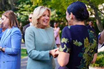 Primera dama Raquel Arbaje se reúne con su homóloga de EEUU Jill Biden