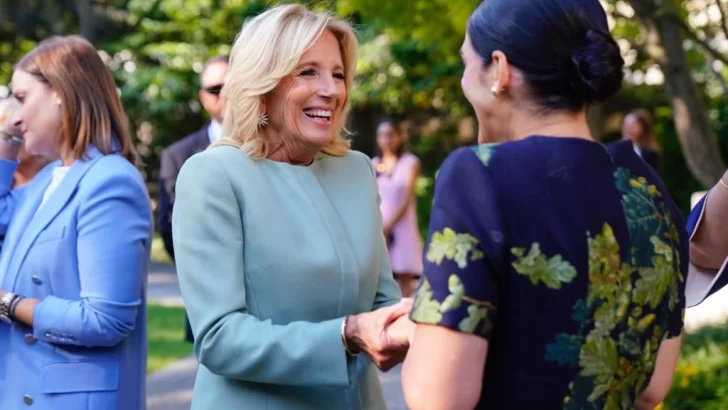 Primera dama Raquel Arbaje se reúne con su homóloga de EEUU Jill Biden