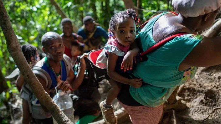 Los niños de Haití también huyen…