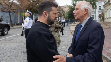 Reunión inédita de los cancilleres europeos en Kiev en solidaridad con Zelenski