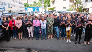 DNCD realiza actividades en contra del Cáncer de Mama