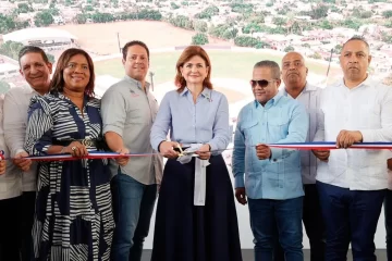 Vicepresidenta Raquel Peña inaugura varias obras Bonao provincia Monseñor Nouel