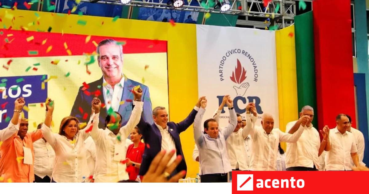 Partido Cívico Renovador proclama a Abinader como su candidato