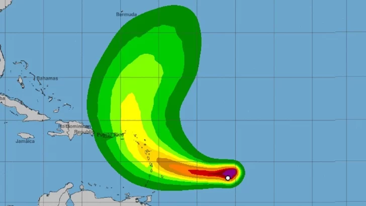 Se formó la tormenta tropical Tammy, la 19 de la temporada