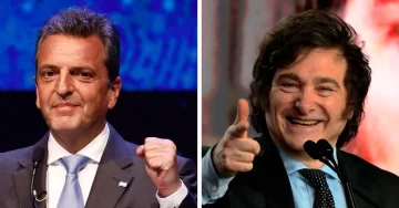 Sergio Massa vs. Javier Milei: el 'superministro' centrista y el economista libertario que este domingo se disputan la presidencia de Argentina