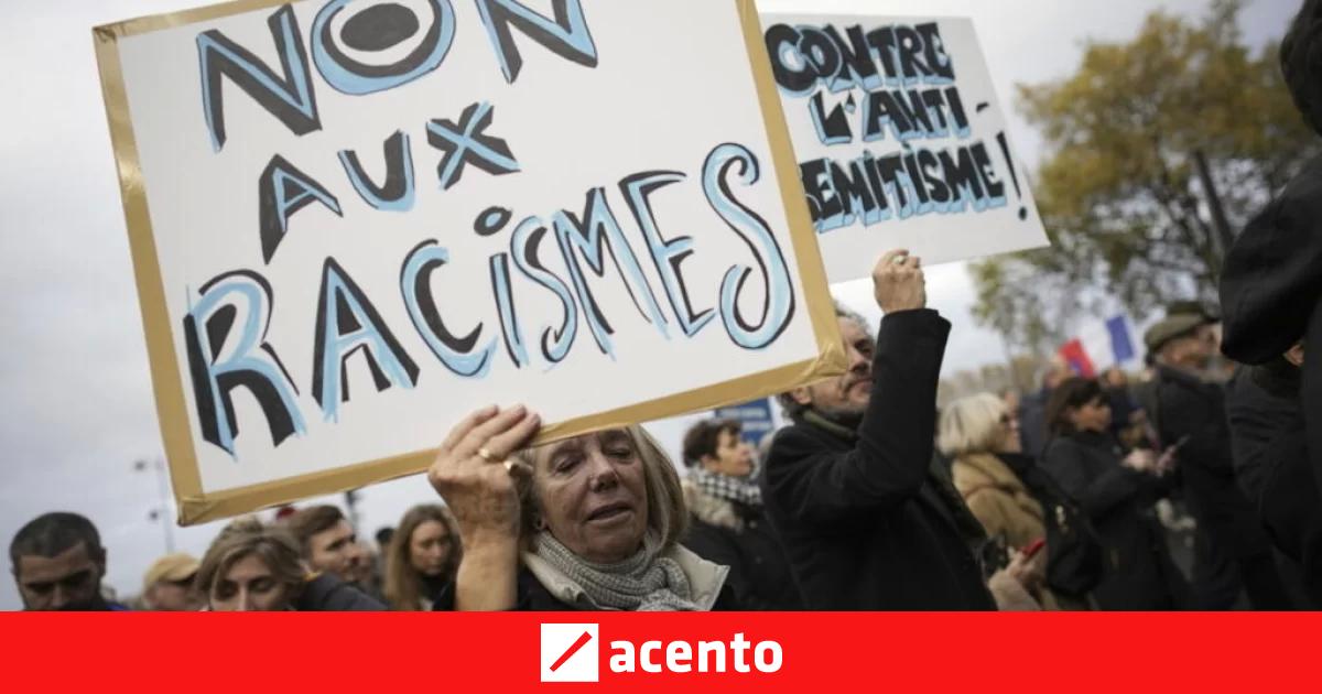 Más de 100.000 personas se manifiestan en Paris contra el antisemitismo ...