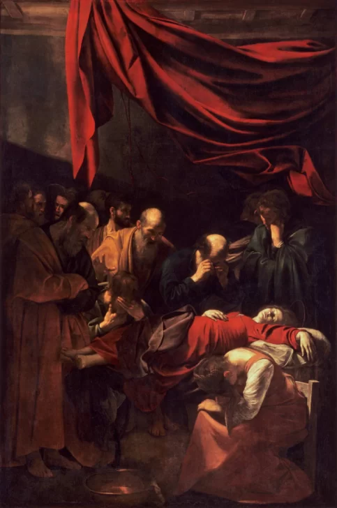 Caravaggio-La-Muerte-de-la-Virgen-1606-483x728