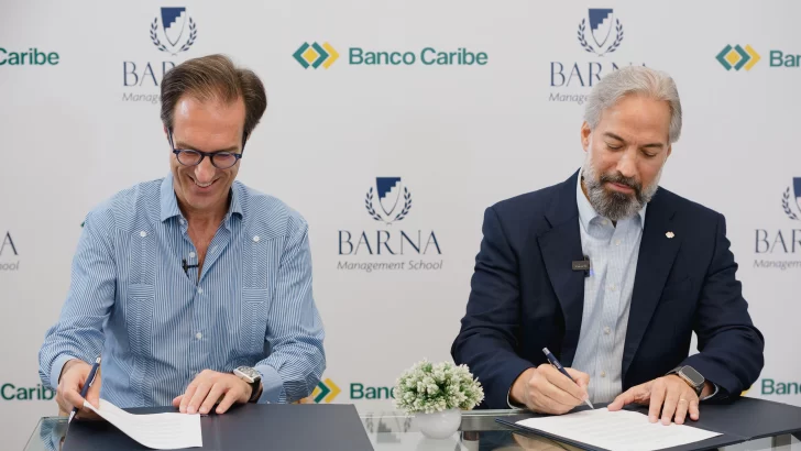 Banco Caribe y Barna acuerdan programa de formación de liderazgo ejecutivo
