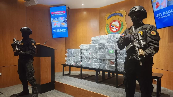 Confiscan 401 paquetes de cocaína en Caucedo