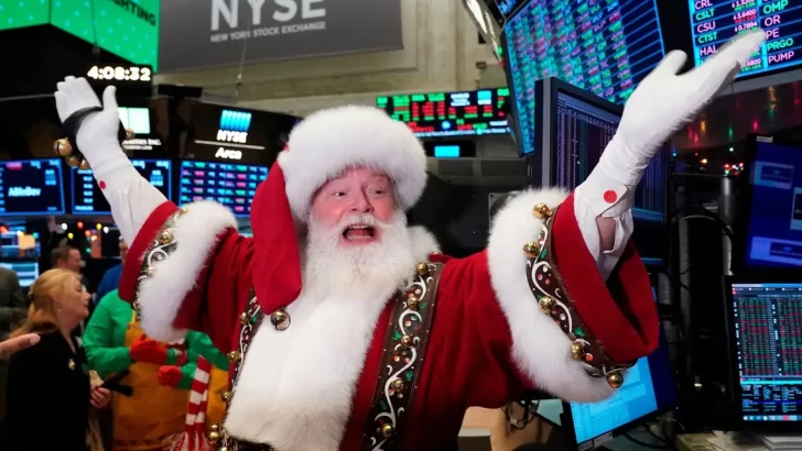 Wall Street: Santa Claus cierra sesión corta en terreno mixto