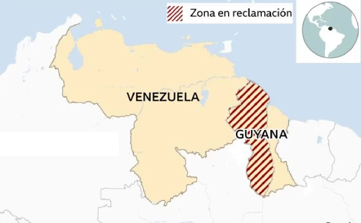 Venezuela y Guyana en disputa fronteriza con 'expresiones de coloniaje judicial'