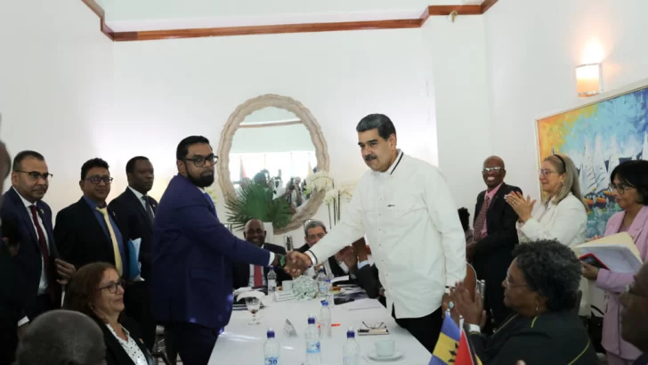 Esequibo: Venezuela y Guyana acuerdan solucionar conflicto territorial sin usar la fuerza