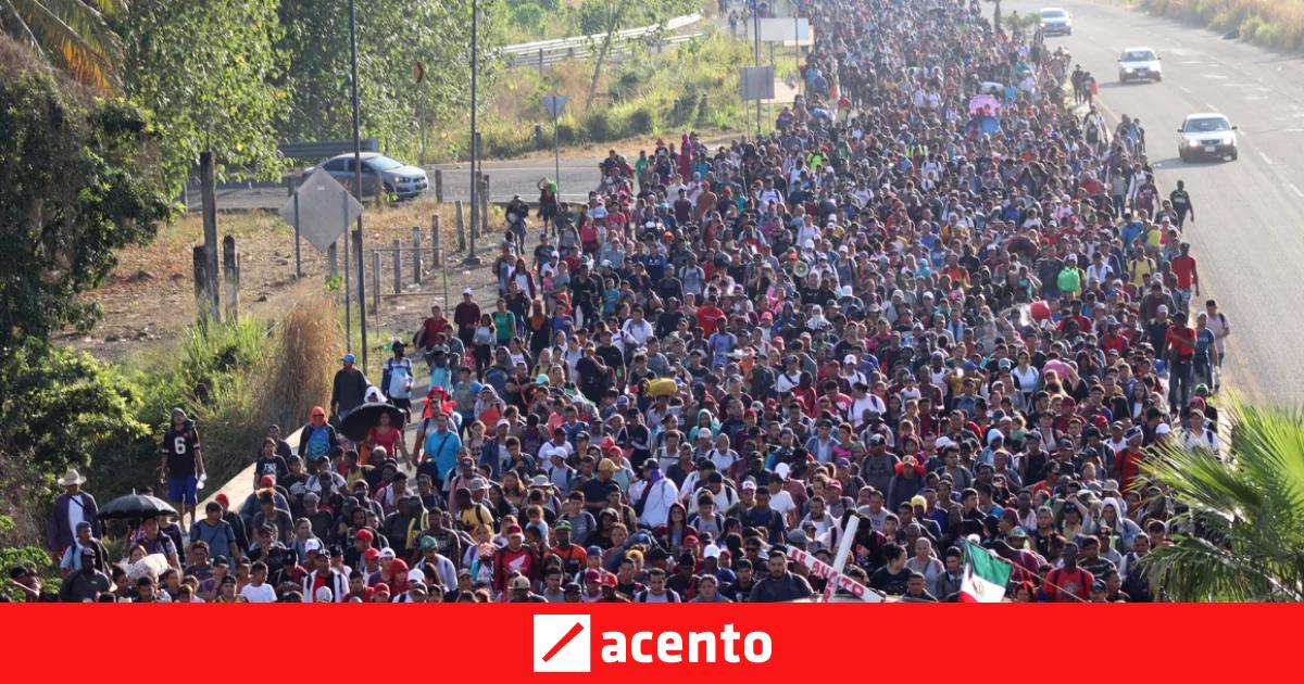 Sale Del Sur De México Una Nueva Caravana De Más De 10.000 Migrantes ...