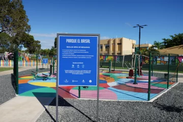 Banco Popular, Primera dama y MICM inauguran parque El Brisal en SPM