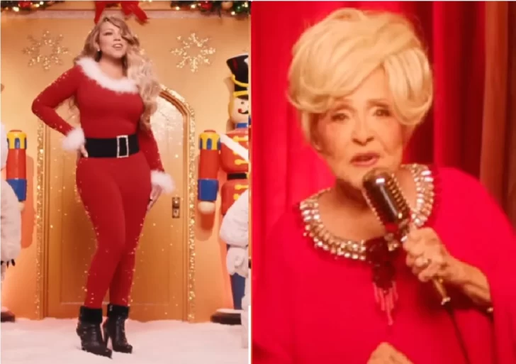 Cantante de 75 años destrona a Mariah Carey como número uno de Navidad