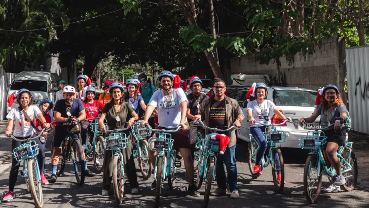 Hacen recorrido en bicicleta para generar debate sobre transporte alternativo
