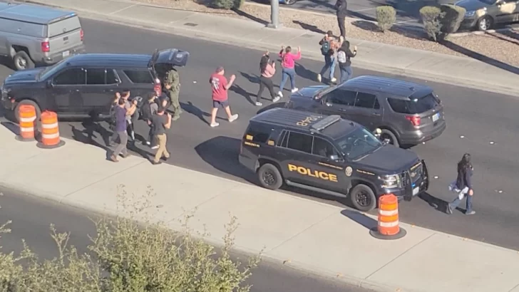 Tres muertos y un herido crítico en un tiroteo en una universidad de Las Vegas