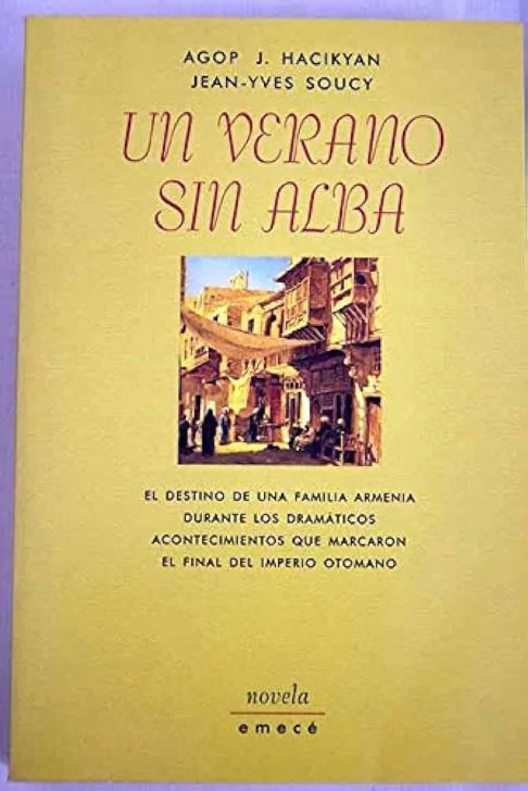 “Un verano sin alba”, novela sobre el genocidio armenio