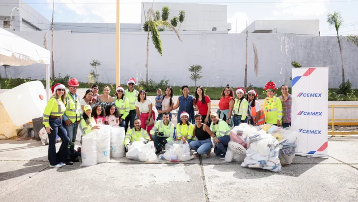Voluntariado corporativo de Cemex recolecta más de mil libras de residuos