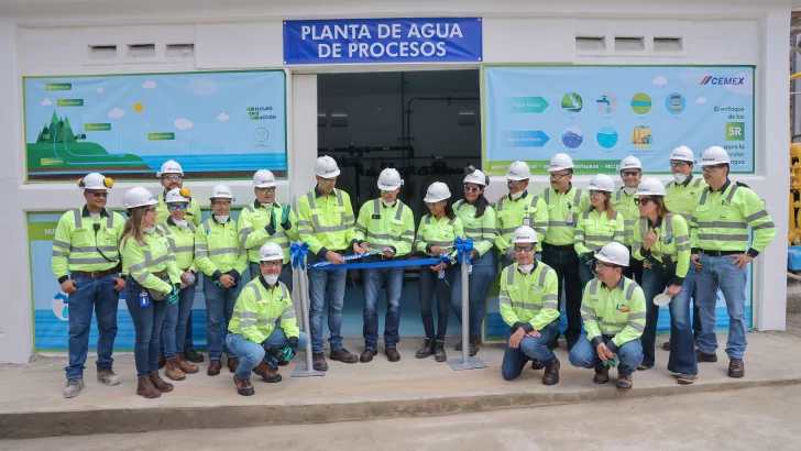 Cemex inaugura planta de agua con una reducción del 50 % del consumo 