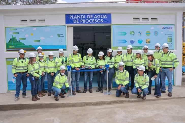 Cemex inaugura planta de agua con una reducción del 50 % del consumo 