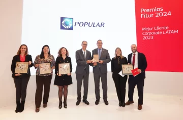 Iberia reconoce al Banco Popular como el mejor cliente corporativo del 2023