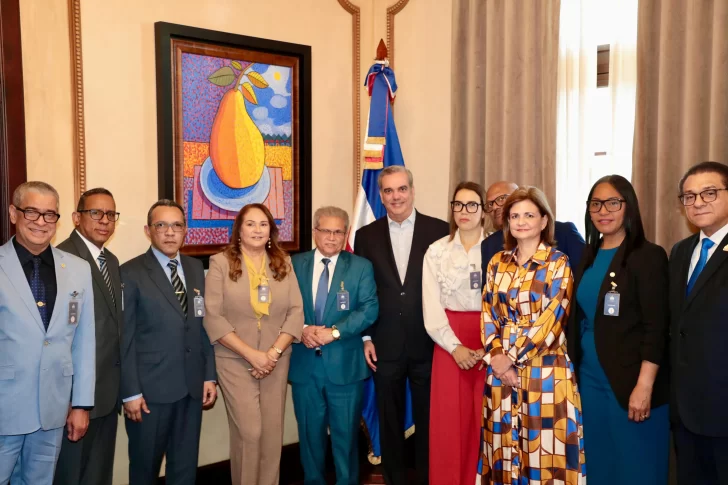 Abinader se reúne con comisión del Colegio Médico Dominicano