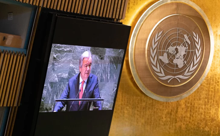 'Nuestro mundo ha entrado en una era de caos', alerta el jefe de la ONU