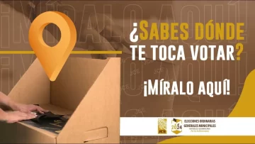 Elecciones municipales 2024:  Dónde me toca votar