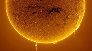 Las impresionantes imágenes del Sol tomadas por un astrofotógrafo aficionado argentino