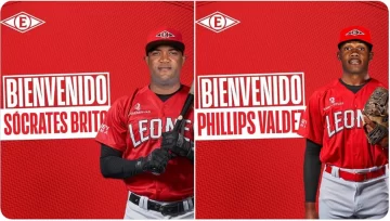 Sócrates Brito y Phillips Valdez se unen a los Leones del Escogido