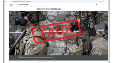 Una falsa página web invita a los franceses a ‘alistarse en Ucrania’