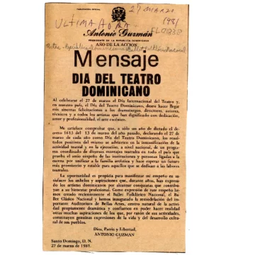 Mensaje-del-Dia-del-Teatro-Dominicano-del-presidente-Antonio-Guzman-27-de-marzo-de-1981-728x728