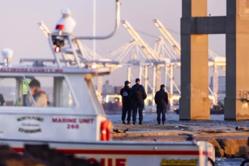 Buzos continúan la búsqueda de los seis fallecidos por derrumbe del puente de Baltimore