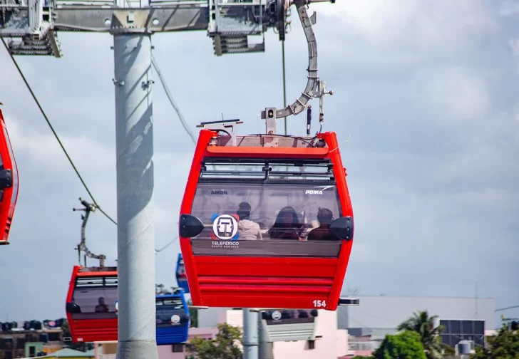 Opret suspende Línea 1 del Teleférico de Santo Domingo por mantenimiento