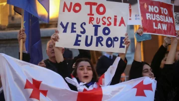 Protestas en Georgia contra proyecto legislativo calificado de 'ley rusa'