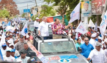 Abinader realiza movilización en Hato Mayor junto a candidatos provinciales