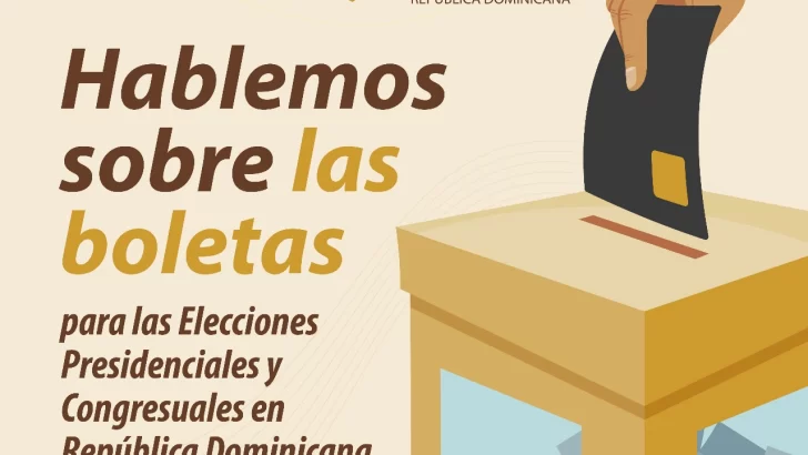 Elecciones presidenciales 2024: Cómo son las boletas para las elecciones en República Dominicana