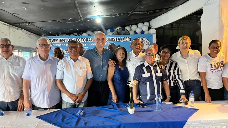 PRSD realizó encuentros en Santo Domingo en apoyo a Abinader