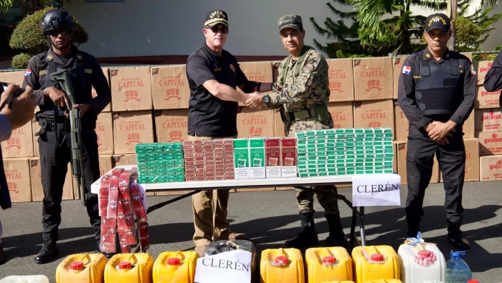 Militares confiscan contrabando de 2 millones 359 mil 200 cigarrillos