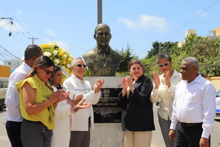 Martin Luther King ya tiene su busto en Santo Domingo Este
